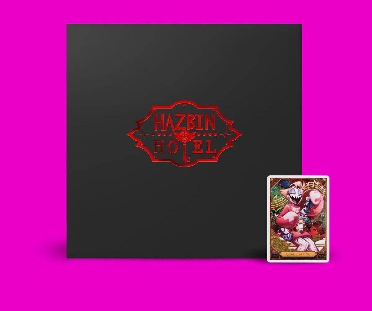 Hazbin Hotel Seasons 1 & 2 Soundtrack Vinyl 2LP + Promo Card