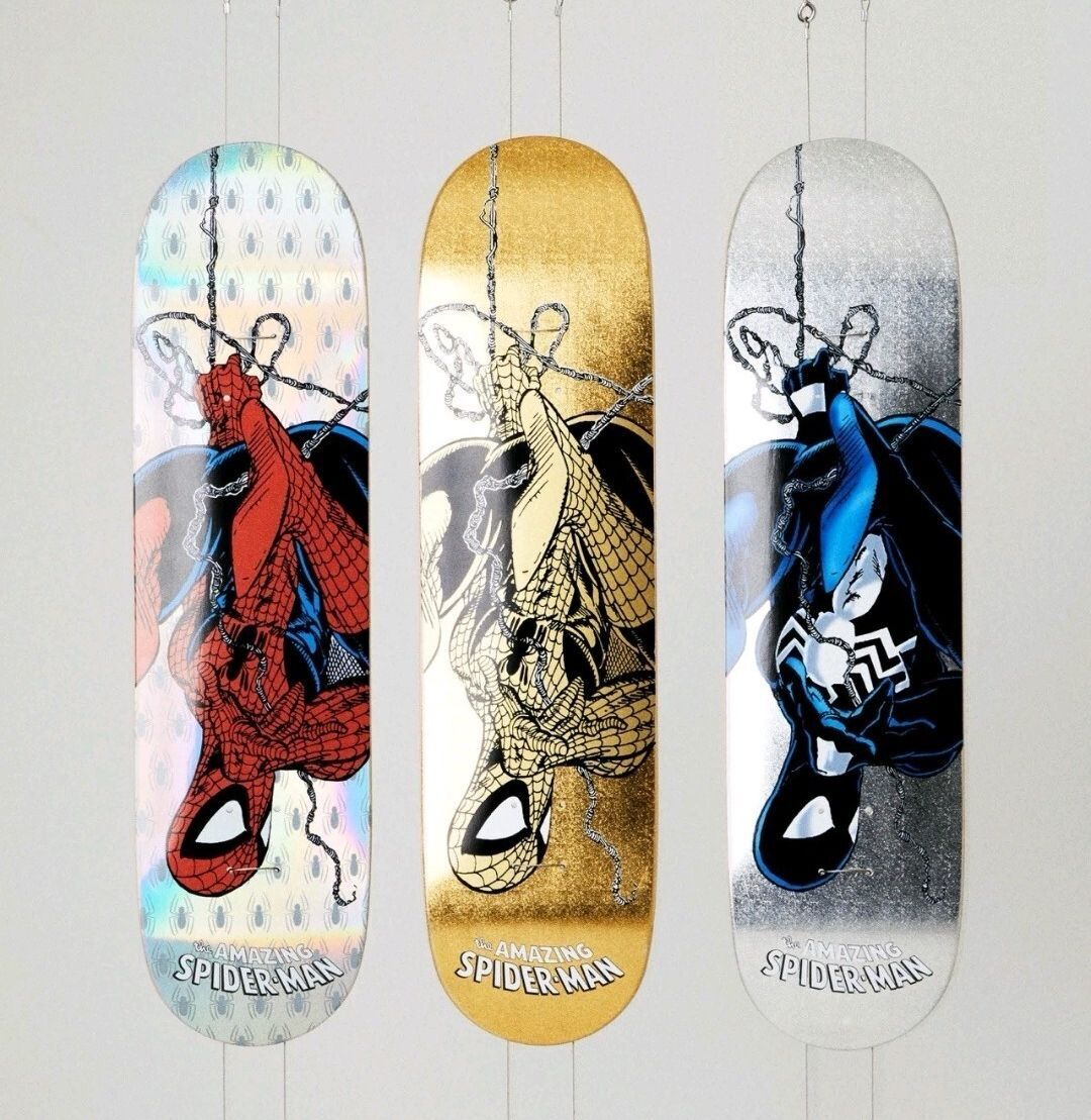 HUF x Marvel Spiderman Skateboard Spider-Man Issue #321 Blind Bag 8.25"