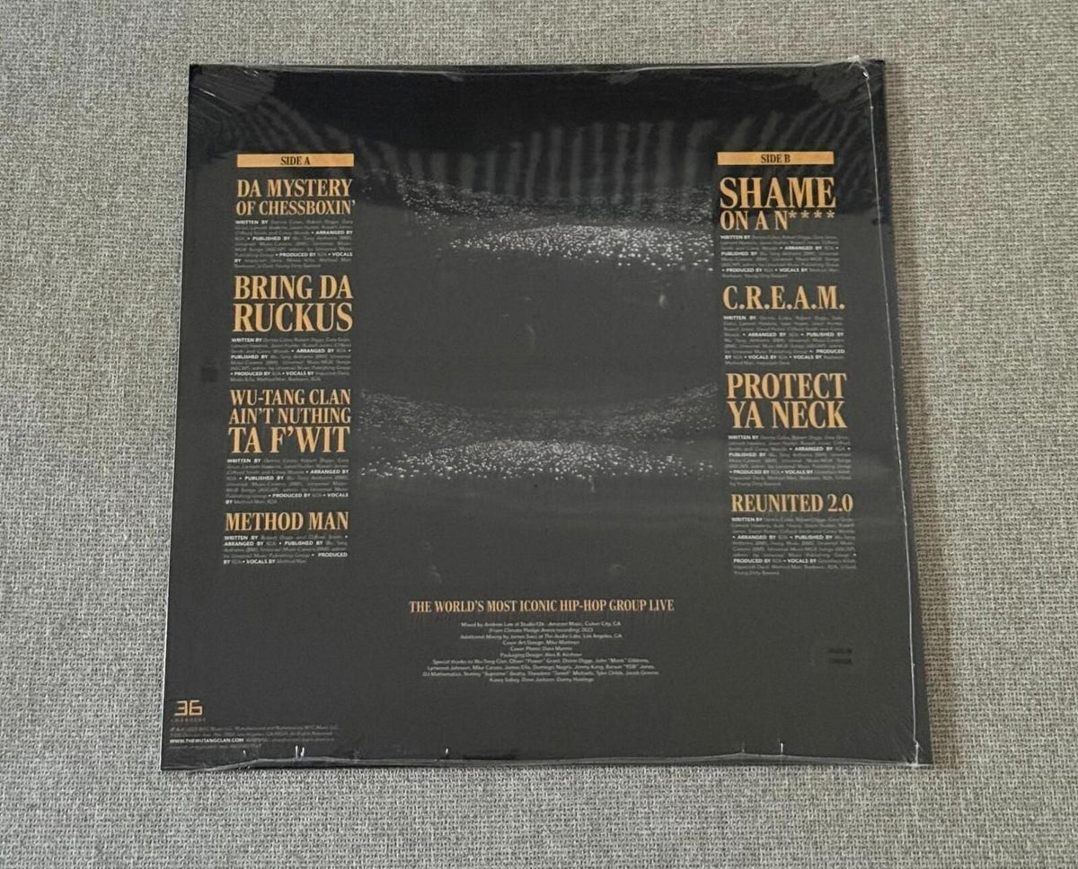 Wu-Tang Clan 36 Chambers Live Vinyl Amazon Exclusive 180g Limited 1500