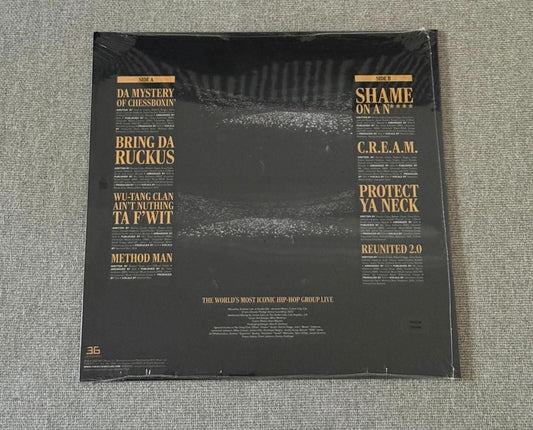 Wu-Tang Clan 36 Chambers Live Vinyl Amazon Exclusive 180g Limited 1500