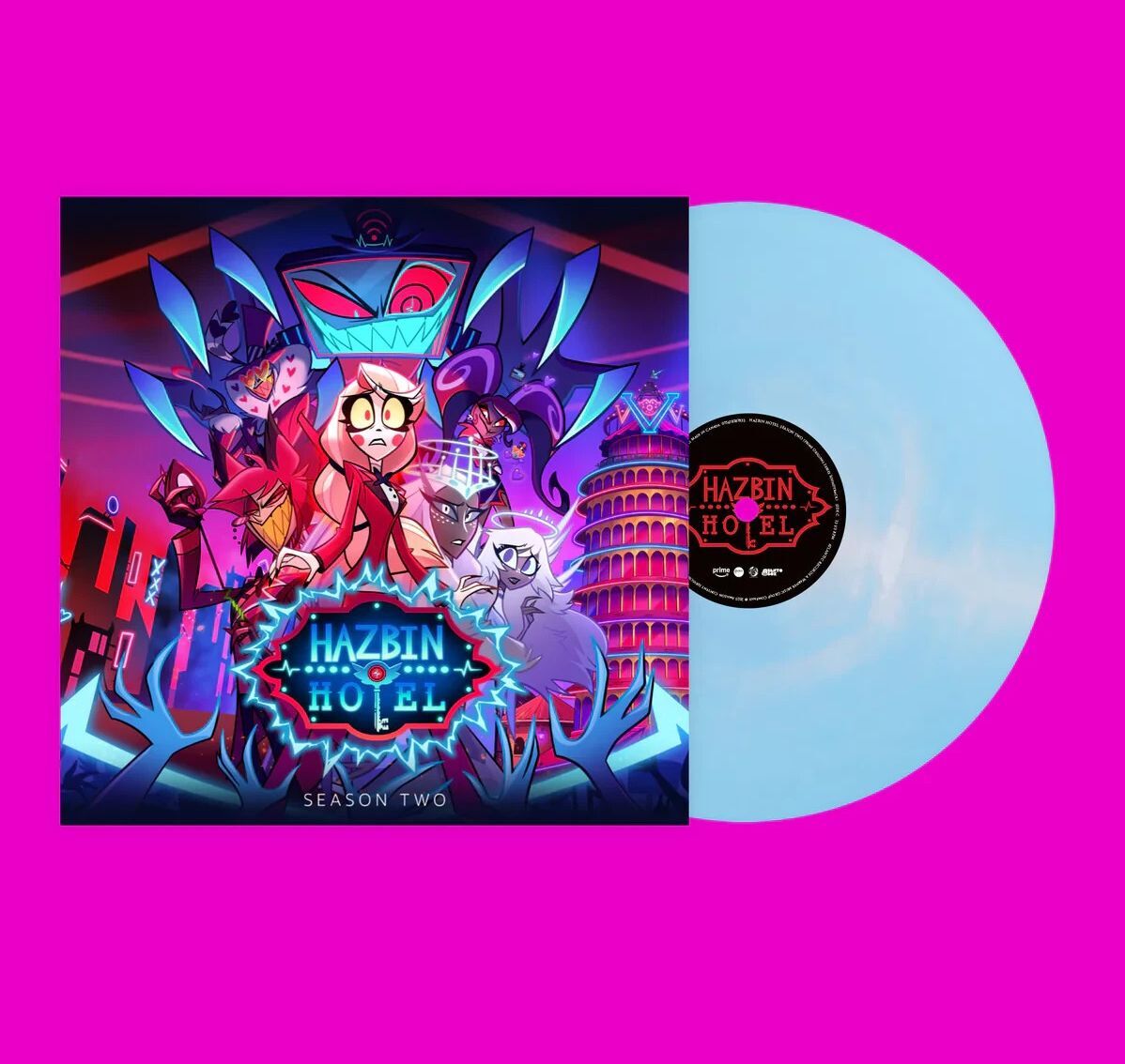 Hazbin Hotel Season 1 & 2 Special Edition Soundtrack Vinyl + PR-29 Promo Card