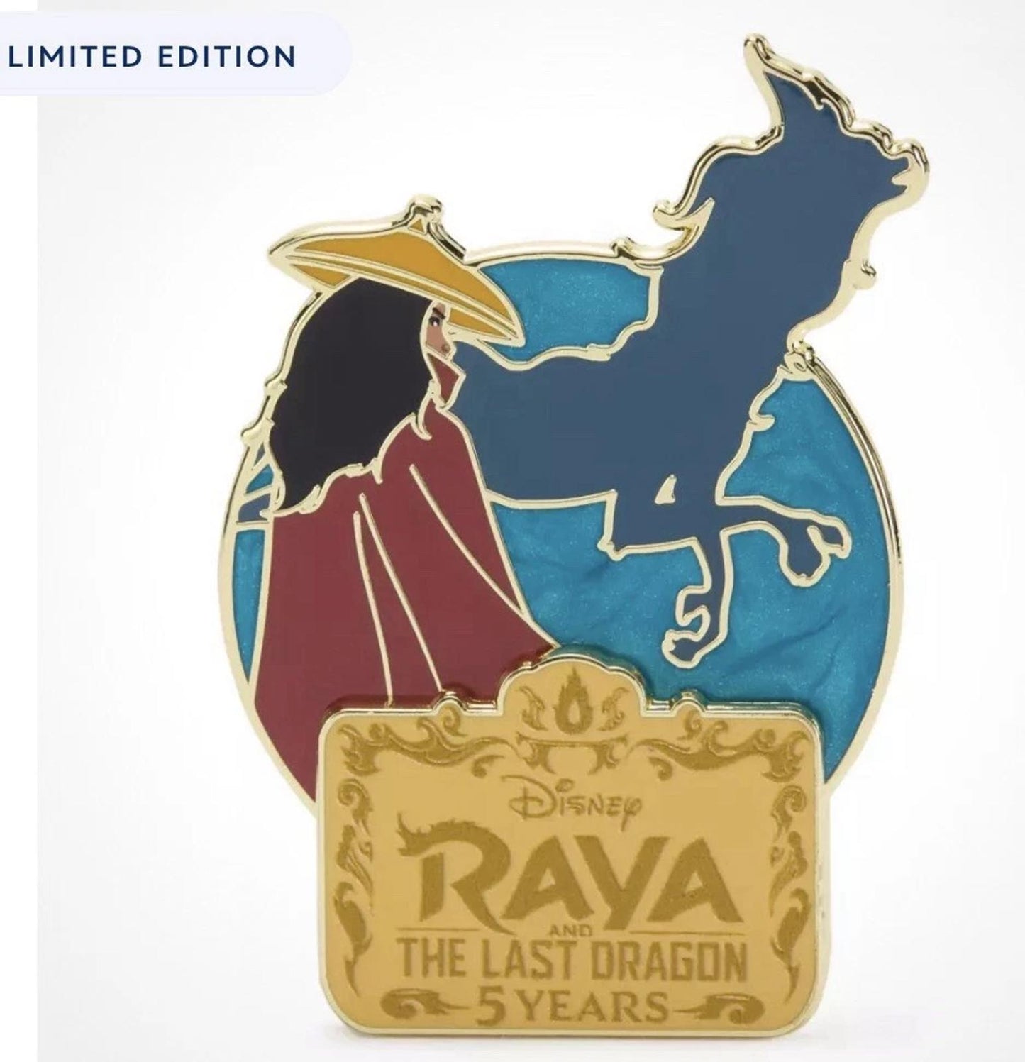 Raya and the Last Dragon 5th Anniversary Pin