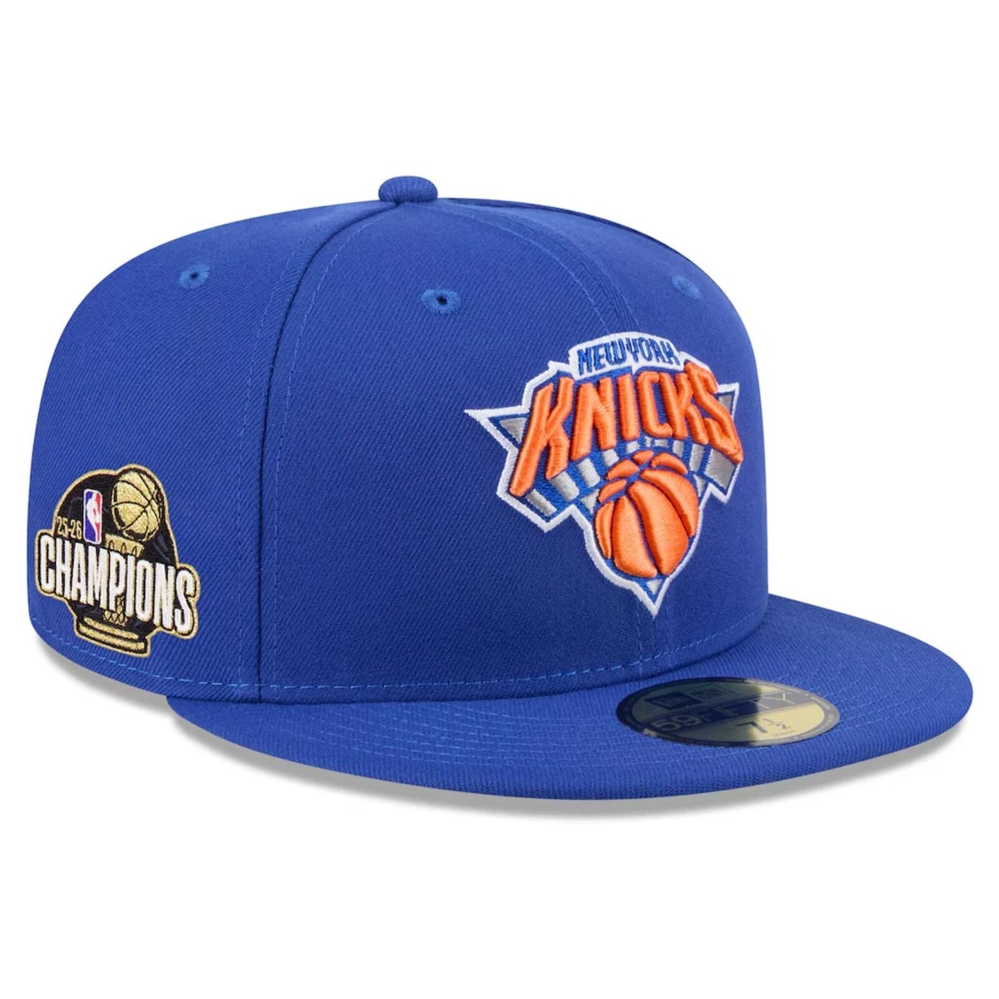New York Knicks - 2026 NBA Finals Champions Fitted Hat - 7 1/8 Blue ( 59FIFTY)